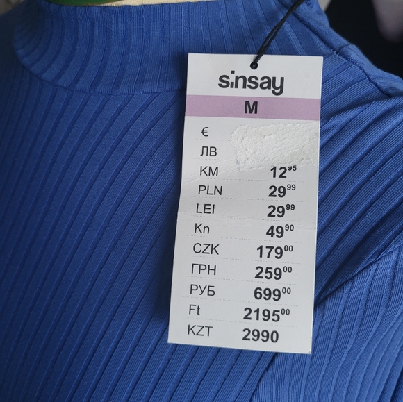 ❤️Blue crop sweater-medium - Picture 4 of 6